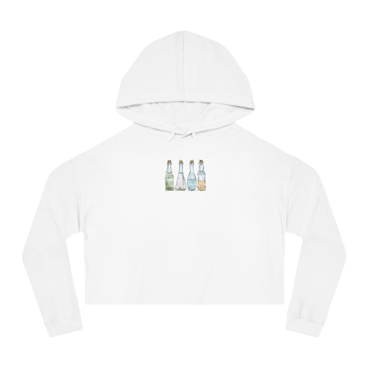 Unlabeled Pride Flag Potion Bottles - Women’s Cropped Hoodie