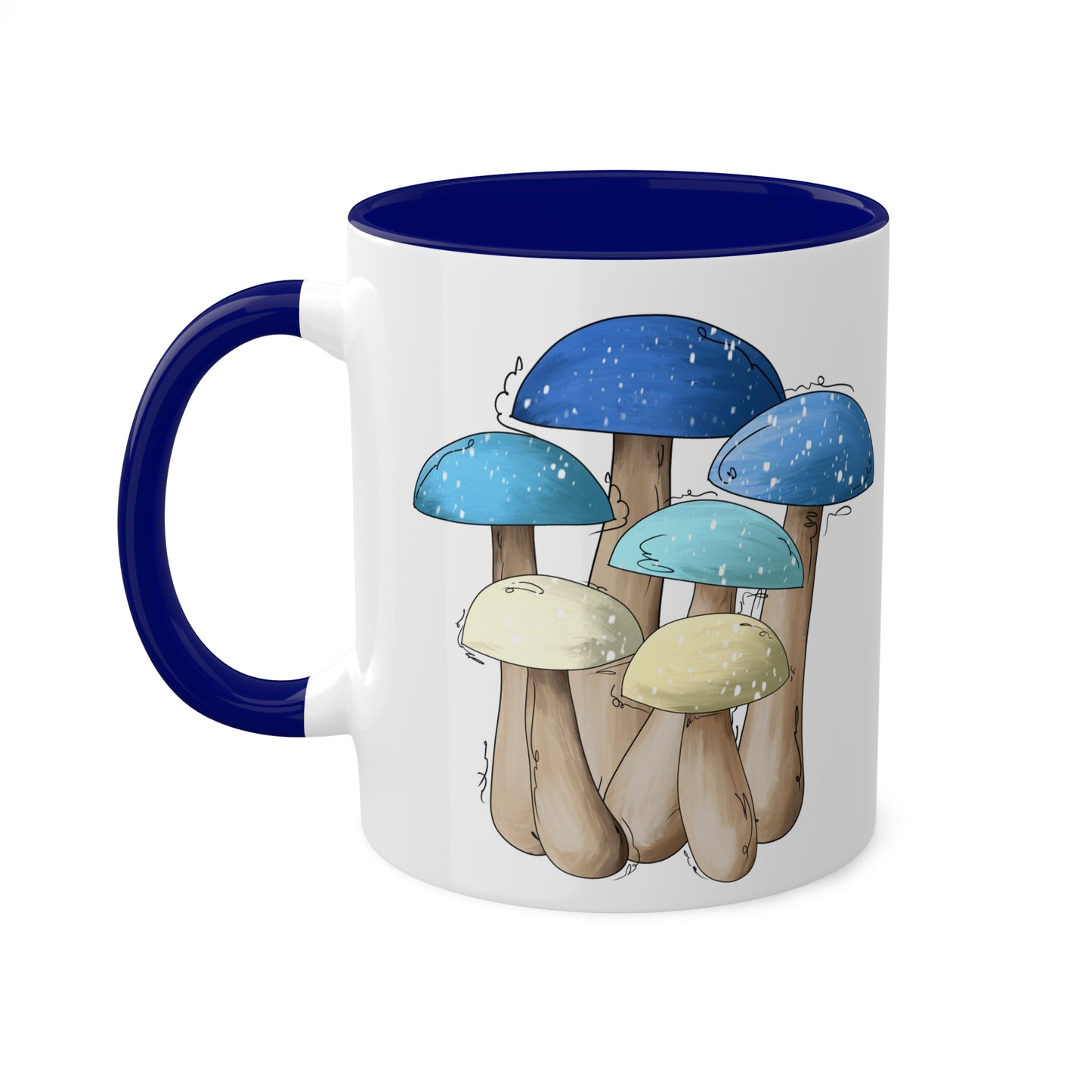 Uranic Pride Flag Mushrooms - Mug