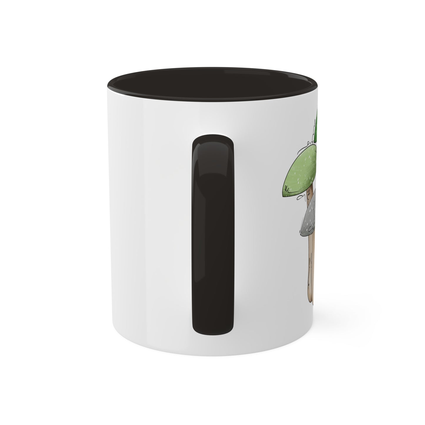 Aromantic Pride Flag Mushrooms - Mug