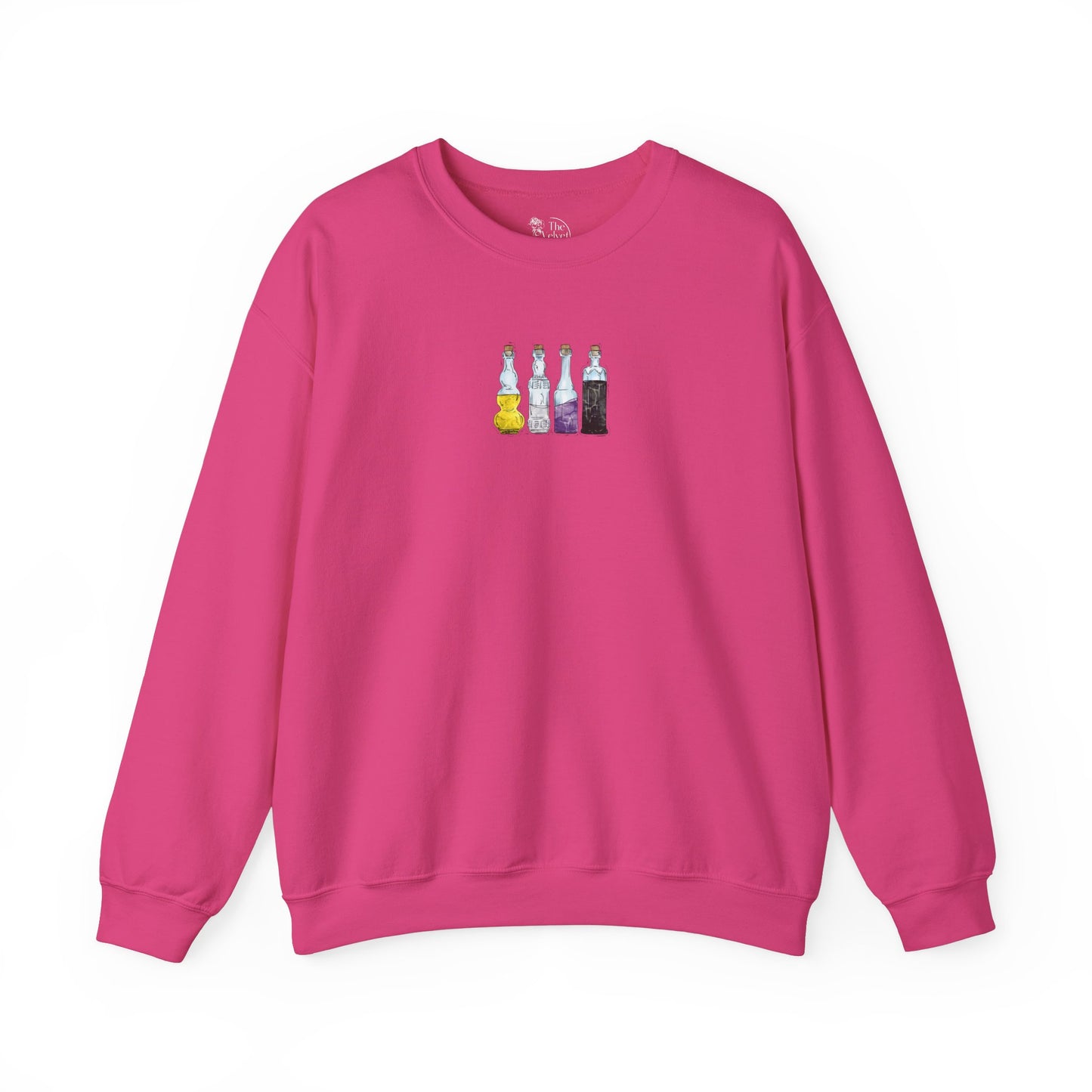 Nonbinary Pride Flag Potion Bottles - Adult Unisex Sweatshirt