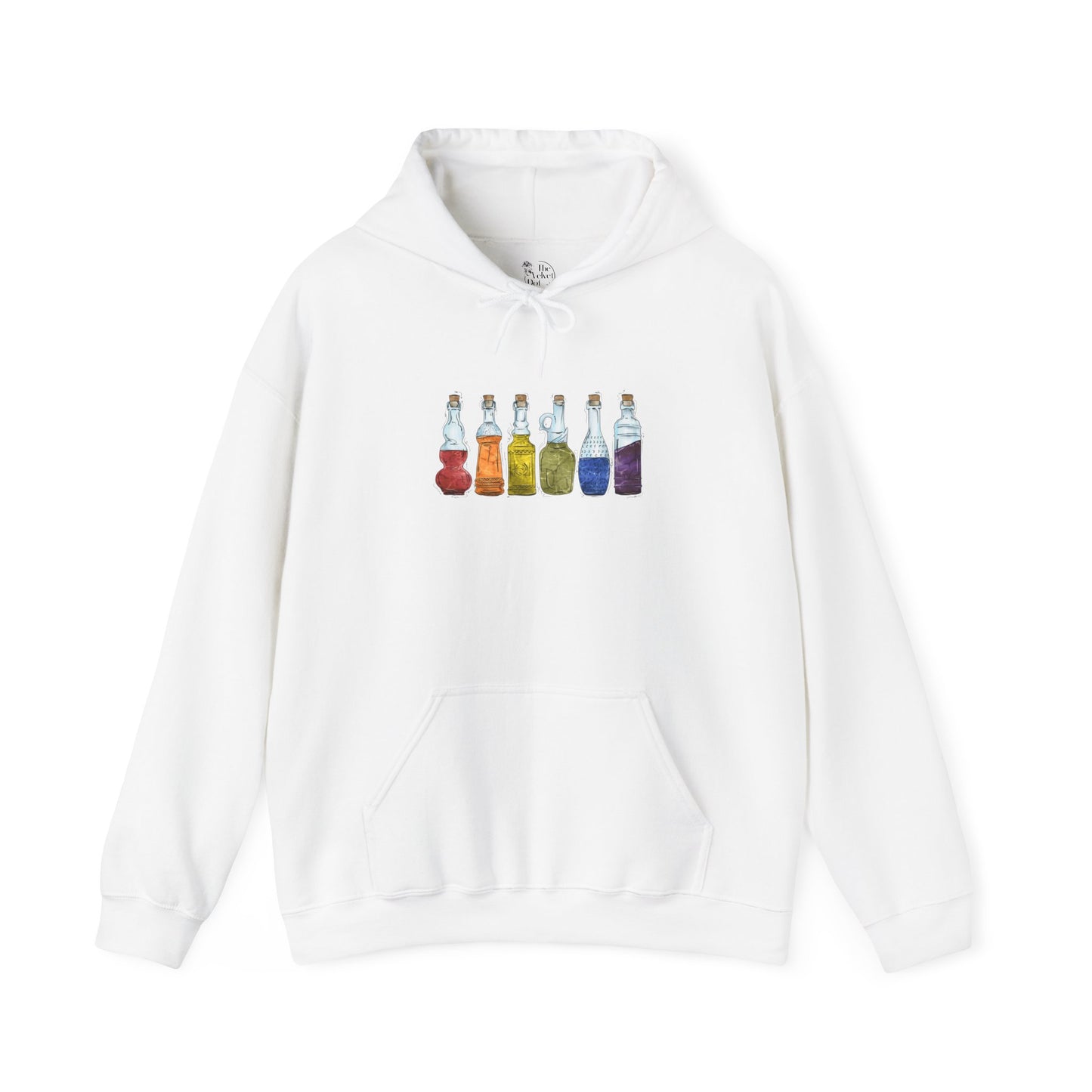 Gay Pride Flag Potion Bottles - Adult Unisex Hoodie