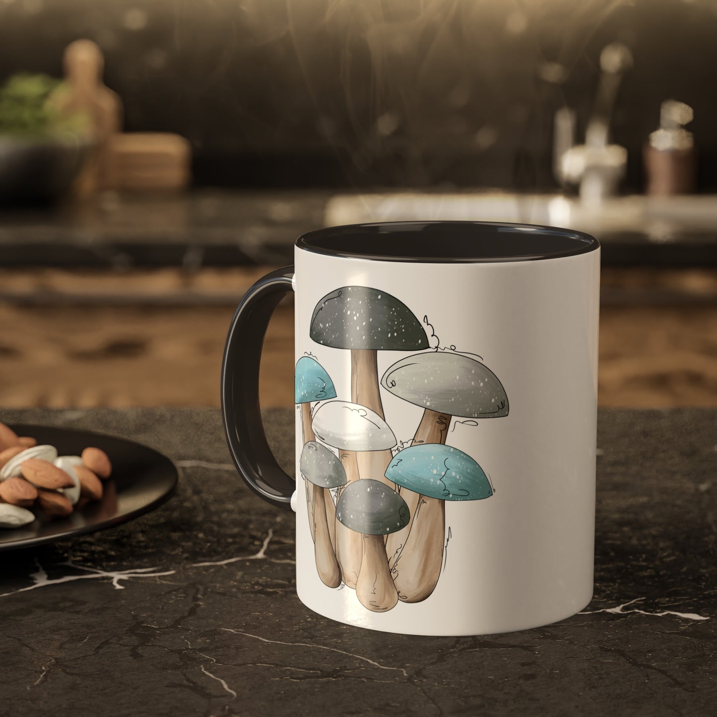 Demi Boy Pride Flag Mushrooms - Mug