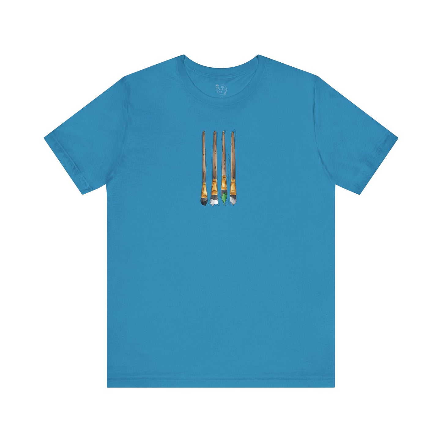 Demiromantic Pride Flag Paint Brushes - Unisex T-Shirt