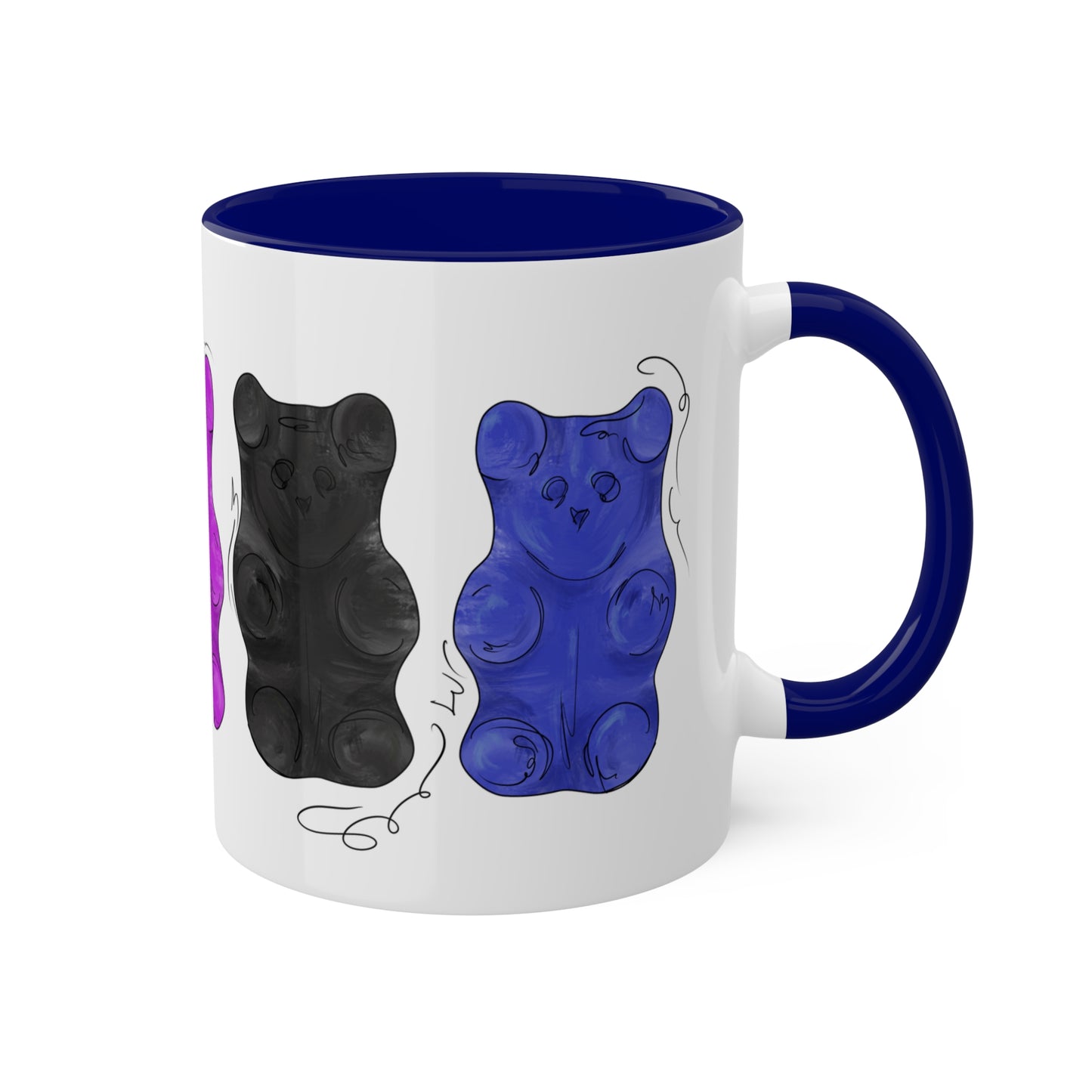 Genderfluid Pride Flag Gummy Bears - Mug