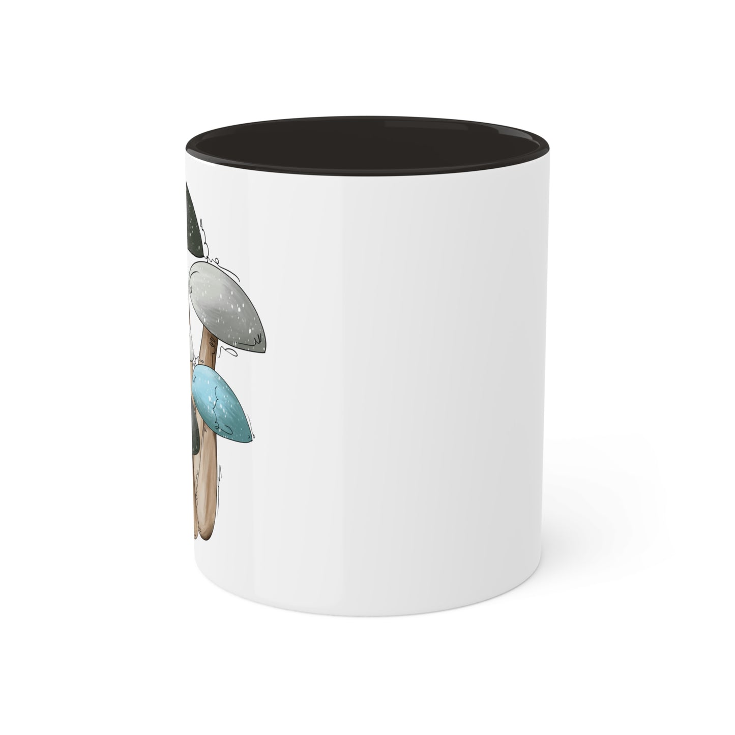 Demi Boy Pride Flag Mushrooms - Mug