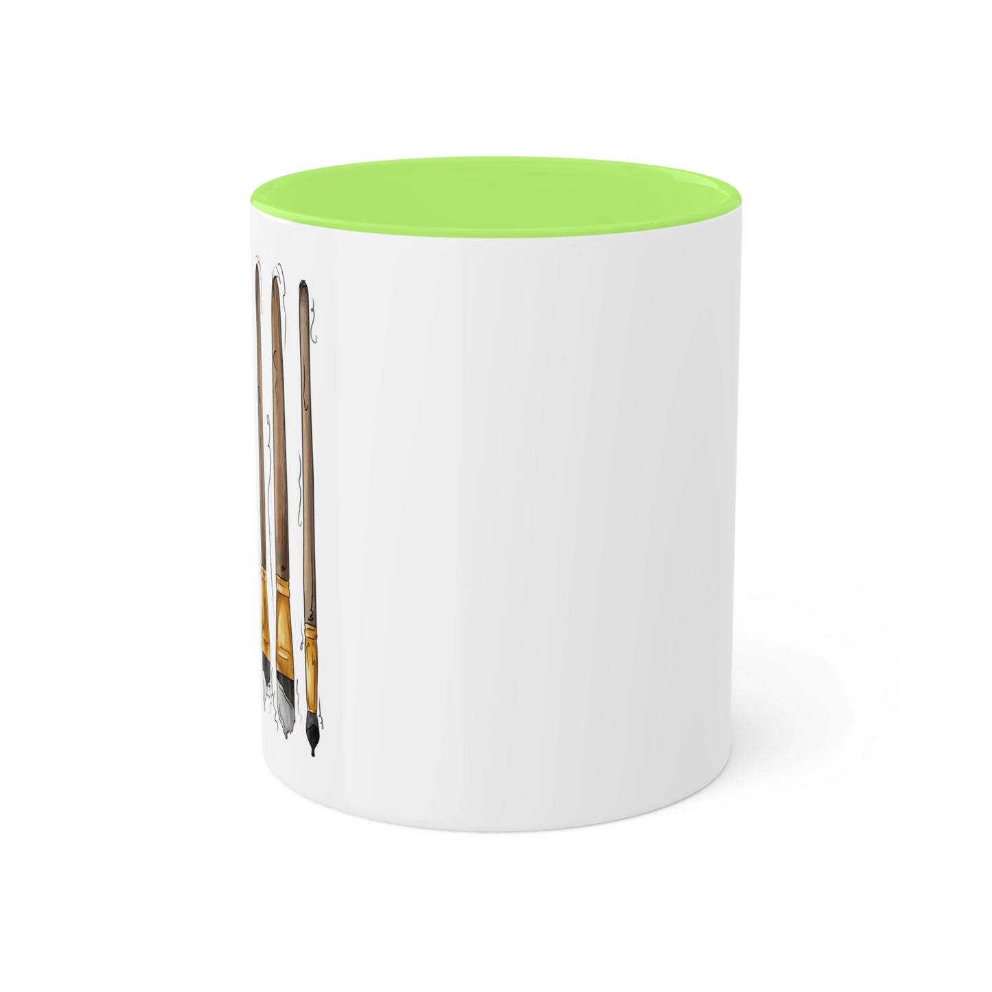 Agender Pride Flag Paint Brushes - Mug