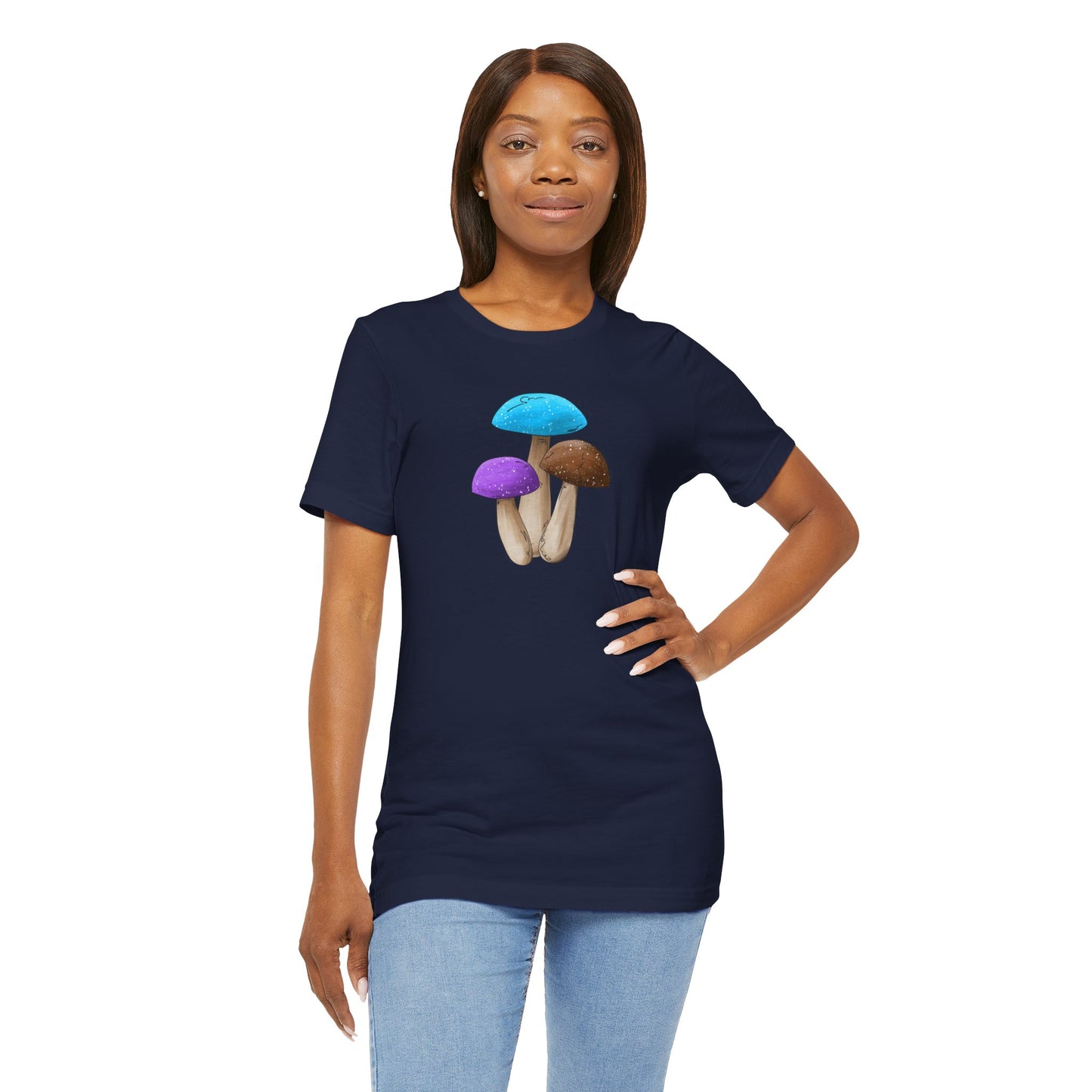 Androsexual Pride Flag Mushrooms - Unisex T-Shirt