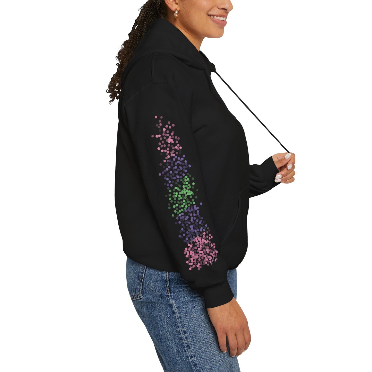 Trigender Pride Flag Dots - Adult Unisex Hoodie