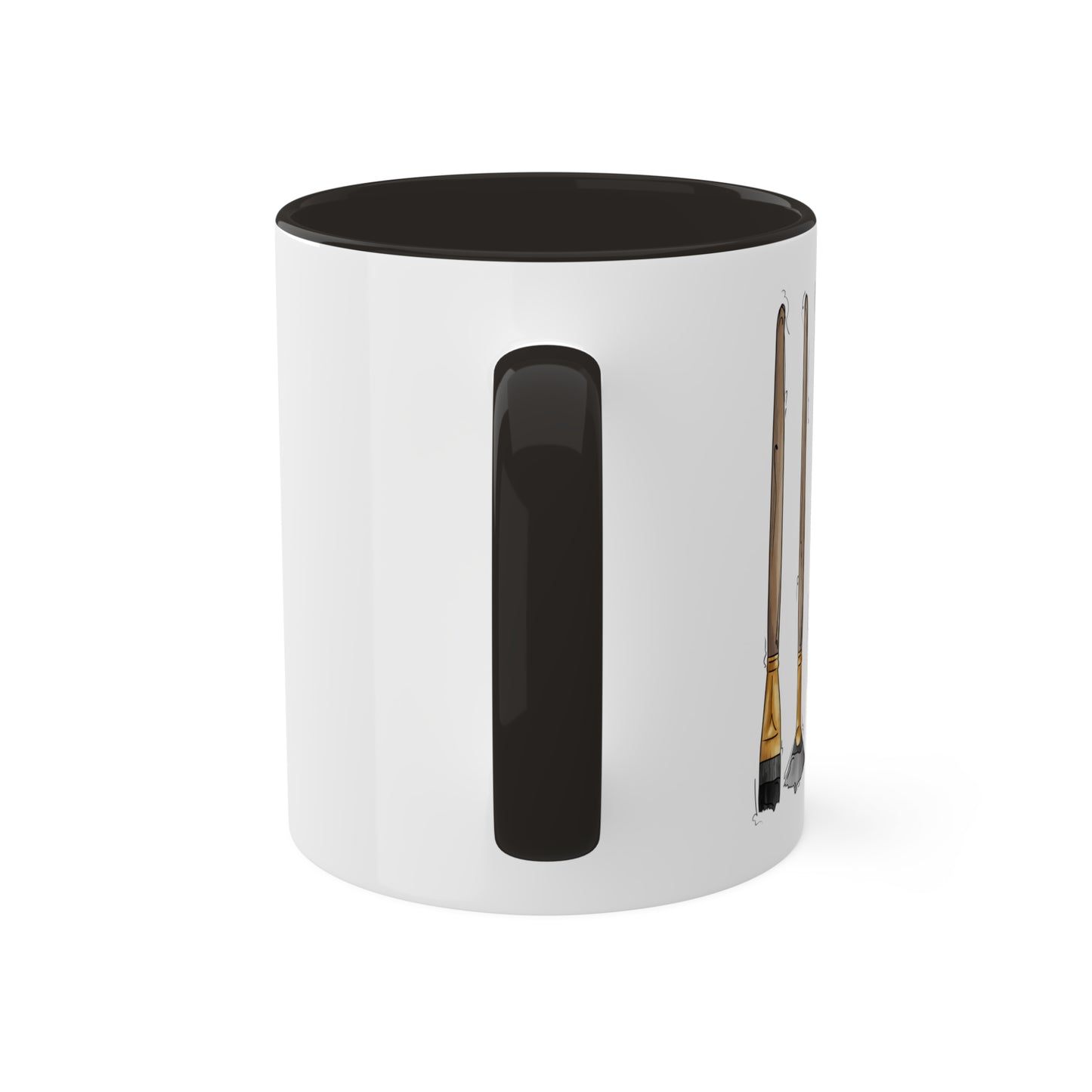 Agender Pride Flag Paint Brushes - Mug