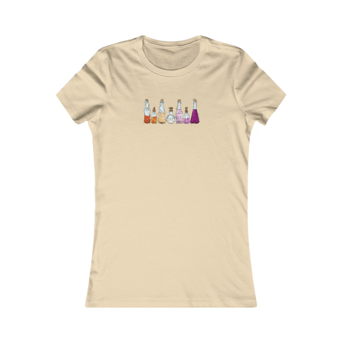 Lesbian Pride Flag Potion Bottles - Women's T-Shirt