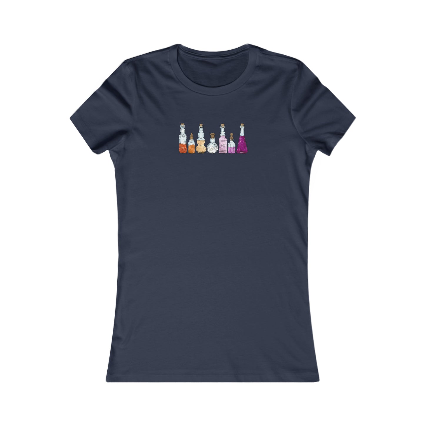 Lesbian Pride Flag Potion Bottles - Women's T-Shirt