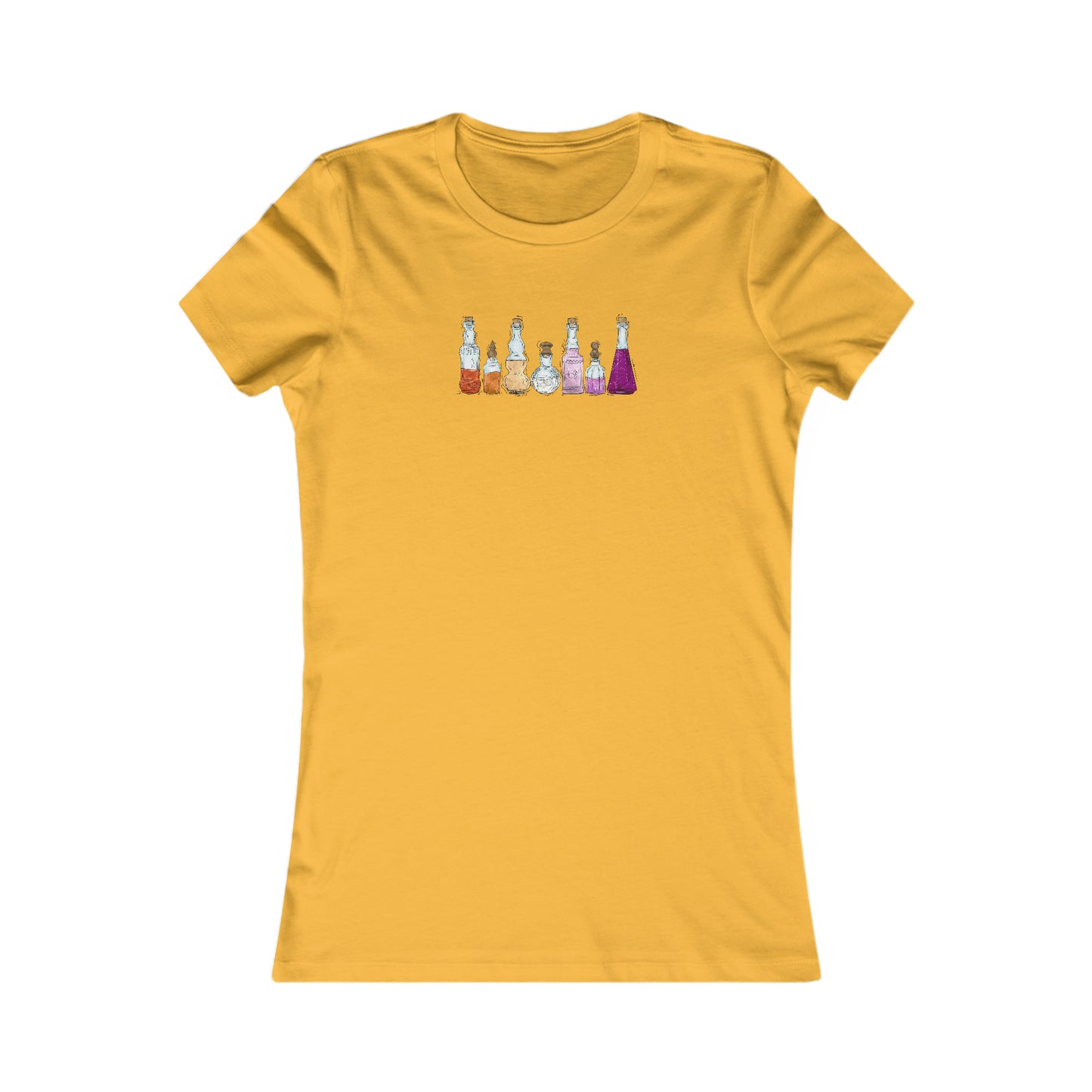 Lesbian Pride Flag Potion Bottles - Women's T-Shirt