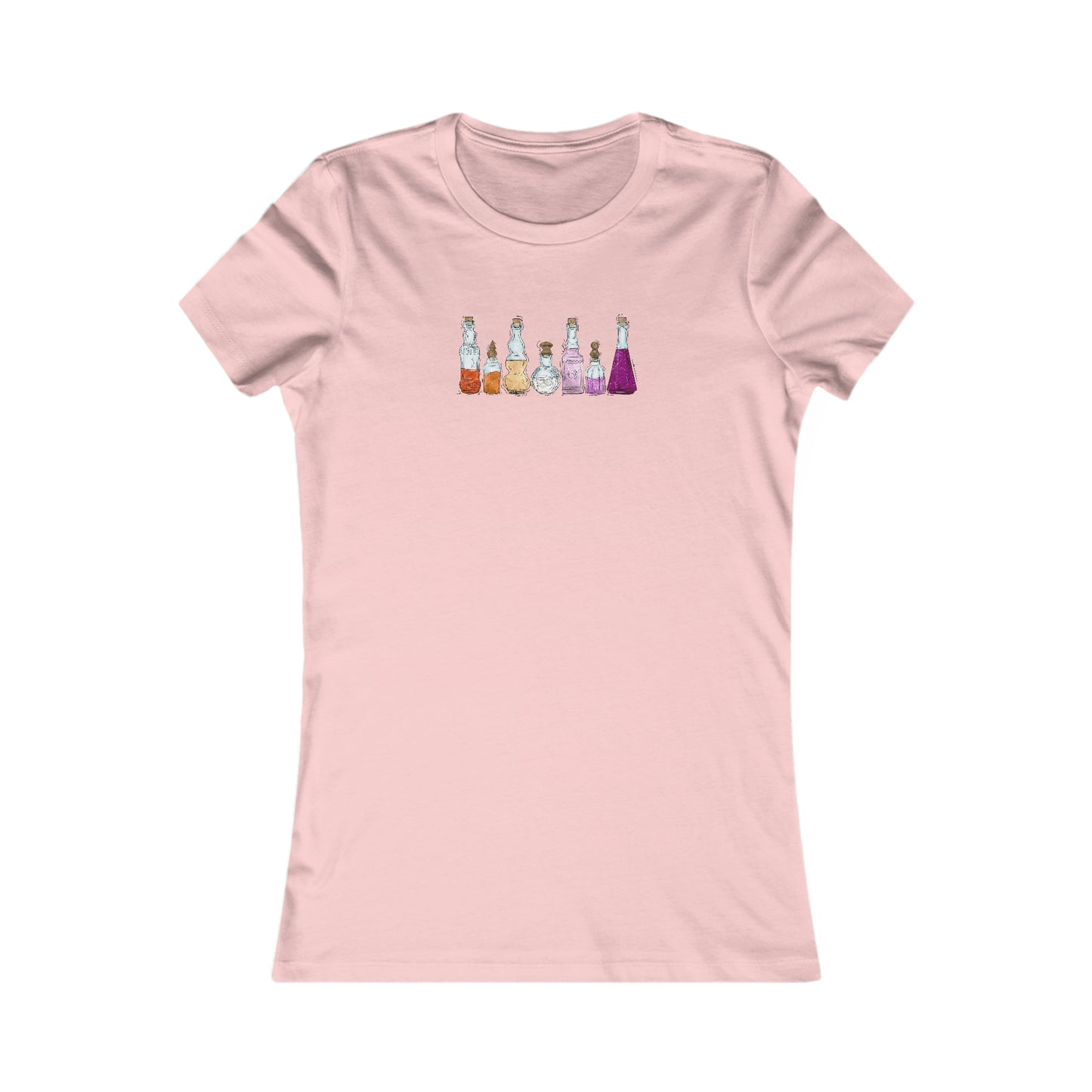 Lesbian Pride Flag Potion Bottles - Women's T-Shirt