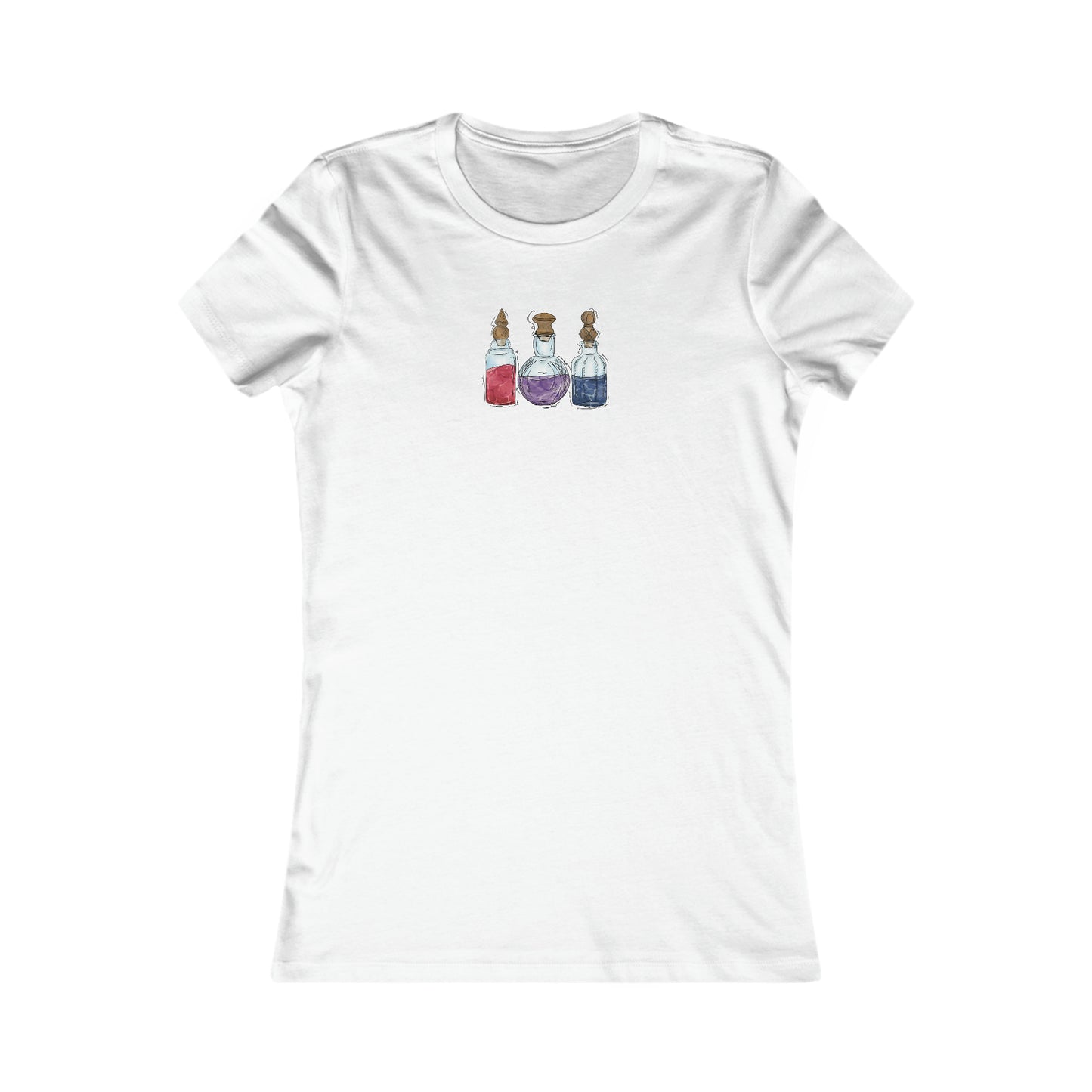 Bisexual Pride Flag Potion Bottles - Women's T-Shirt