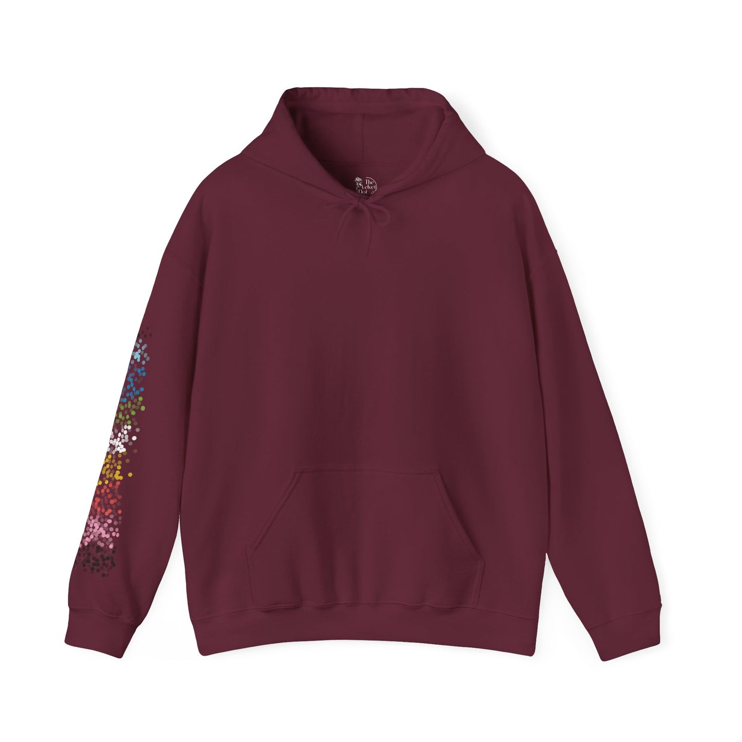 Queer Pride Flag Dots - Adult Unisex Hoodie