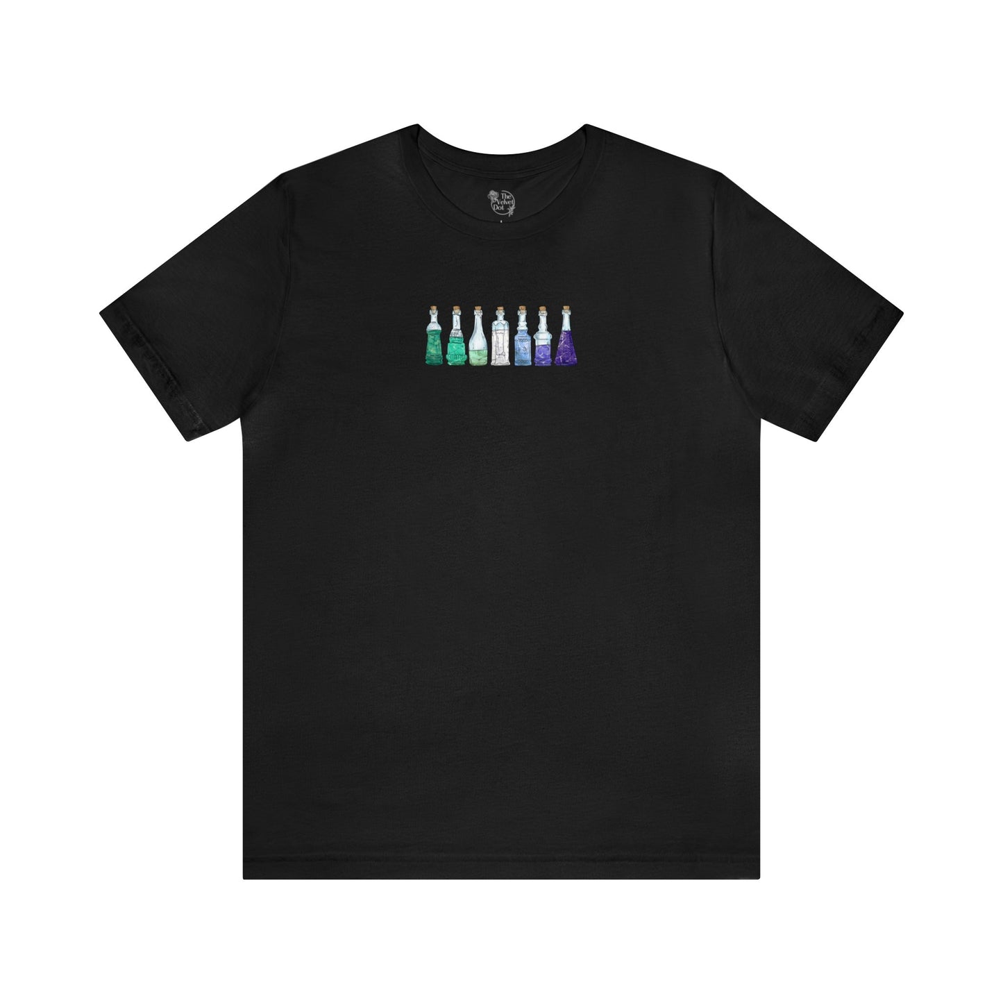 Gay Male Pride Flag Potion Bottles - Unisex T-Shirt