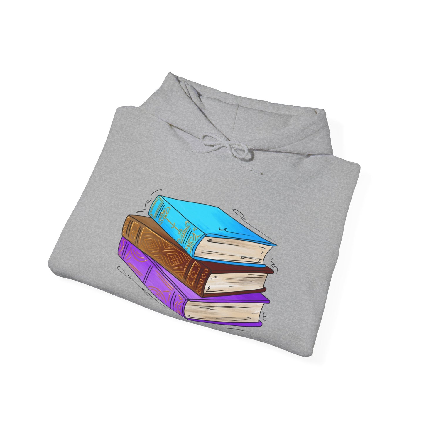 Androsexual Pride Flag Old Books - Adult Unisex Hoodie