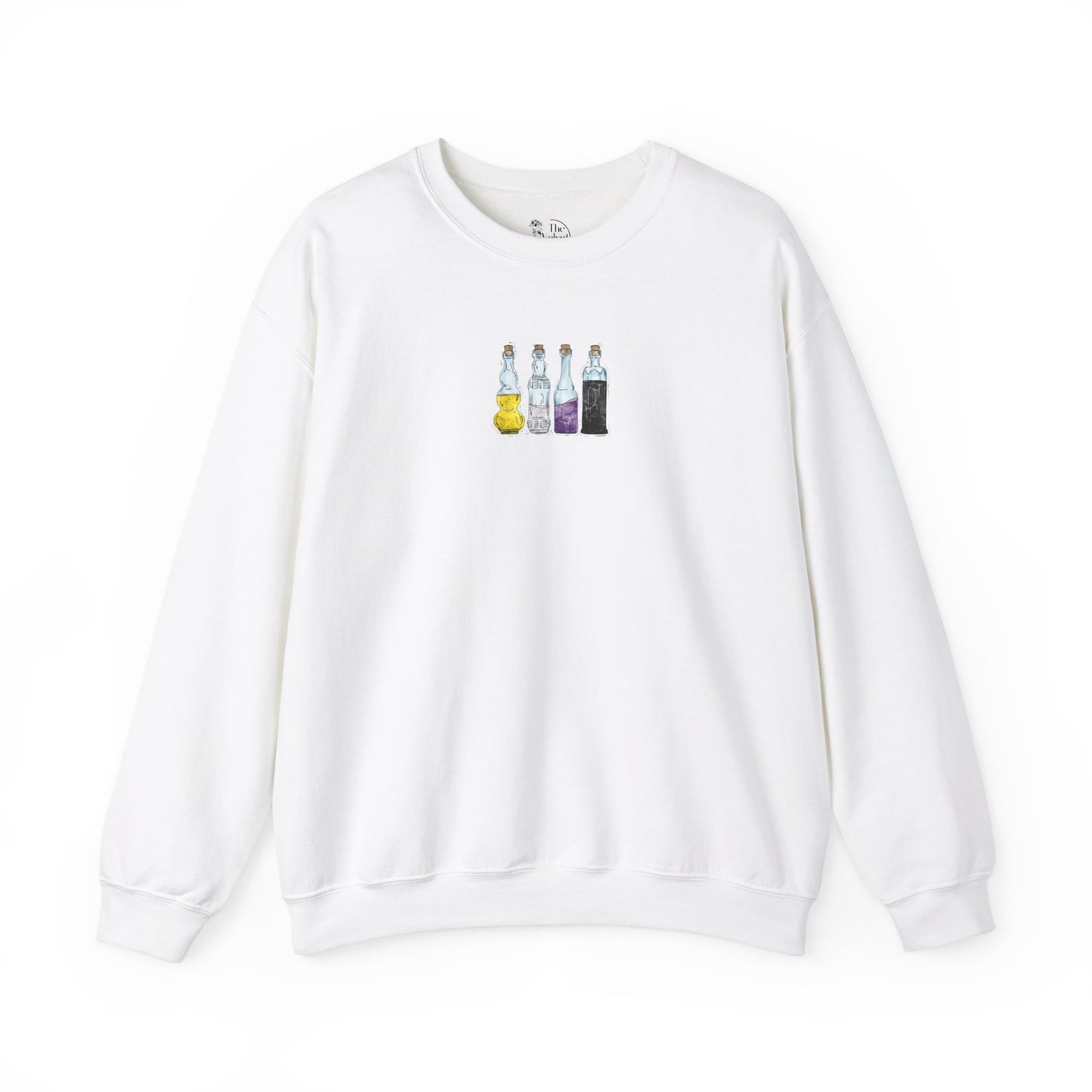 Nonbinary Pride Flag Potion Bottles - Adult Unisex Sweatshirt