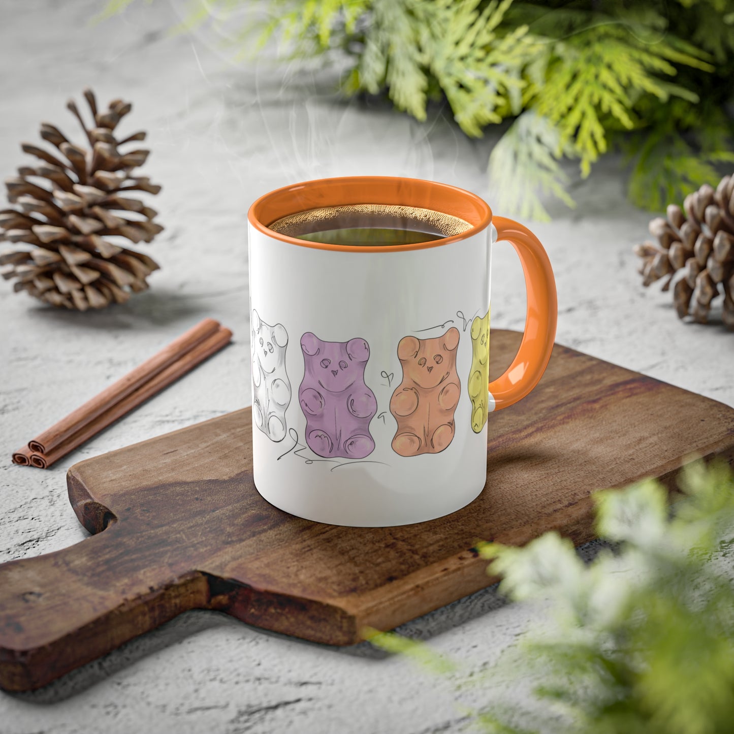 Pangender Pride Flag Gummy Bears - Mug