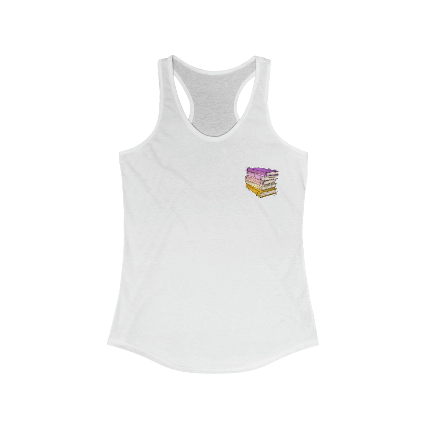 Trixic Pride Flag Old Books - Womens Tank Top