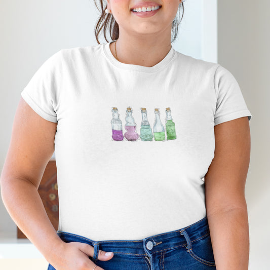 Toric Pride Flag Potion Bottles - Women's T-Shirt