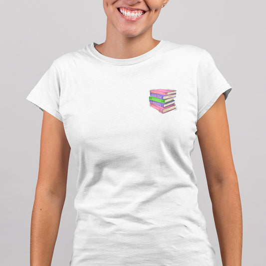 Trigender Pride Flag Old Books - Women's T-Shirt