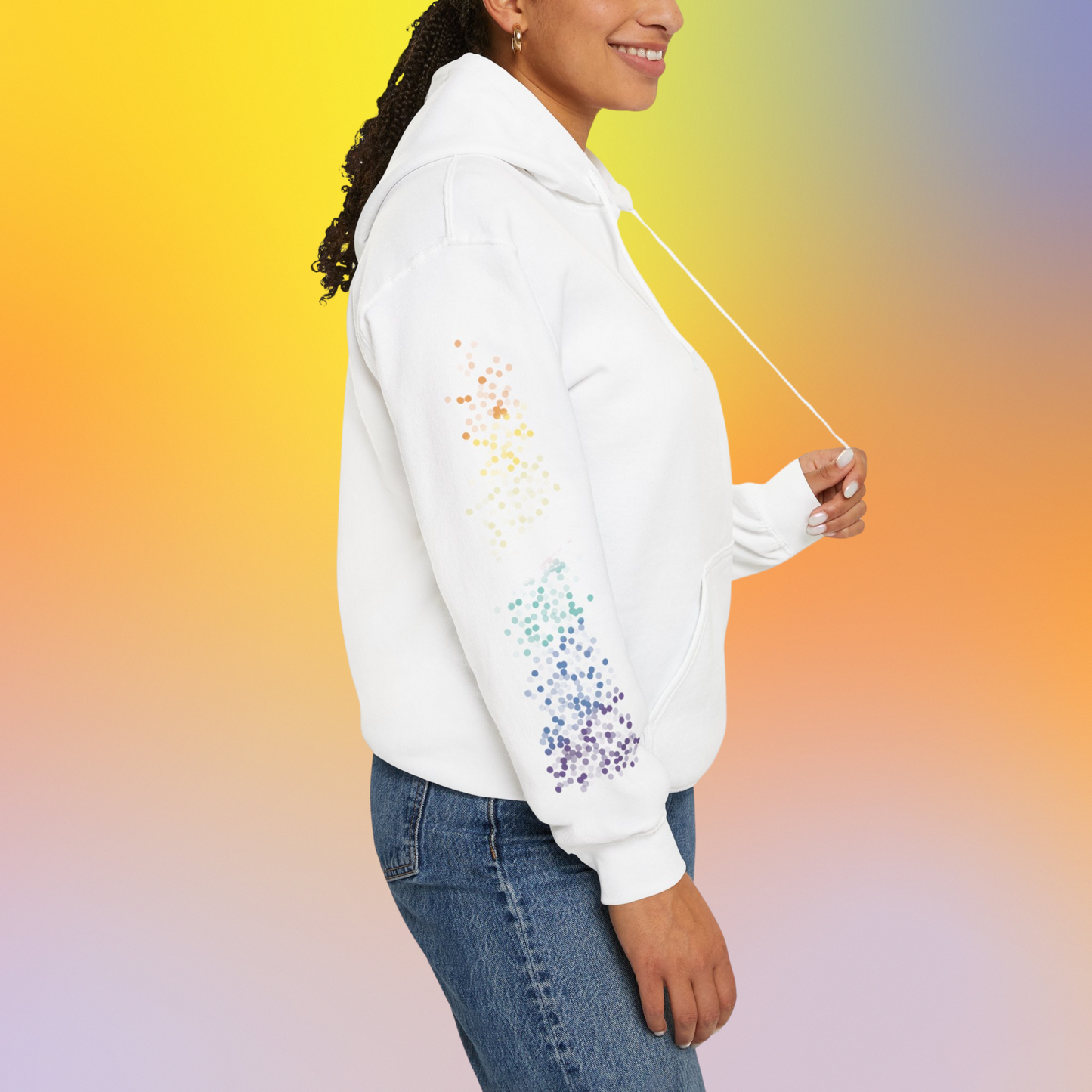 Genderfaun Pride Flag Dots - Adult Unisex Hoodie