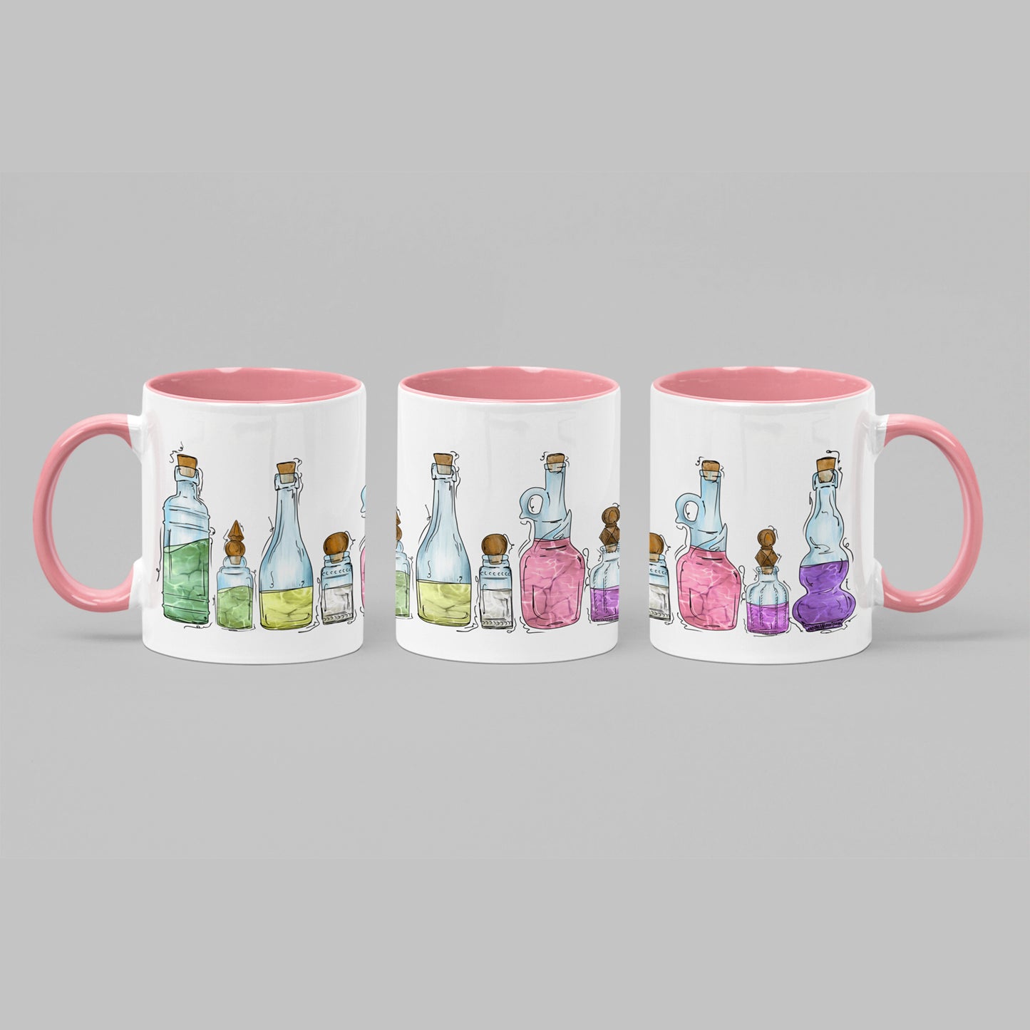 Genderfae Pride Flag Potion Bottles - Mug