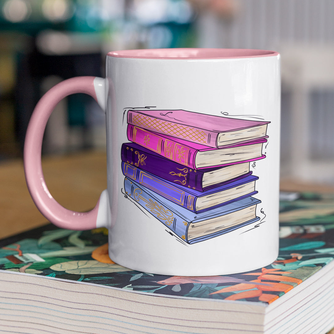 Omnisexual Pride Flag Old Books - Mug