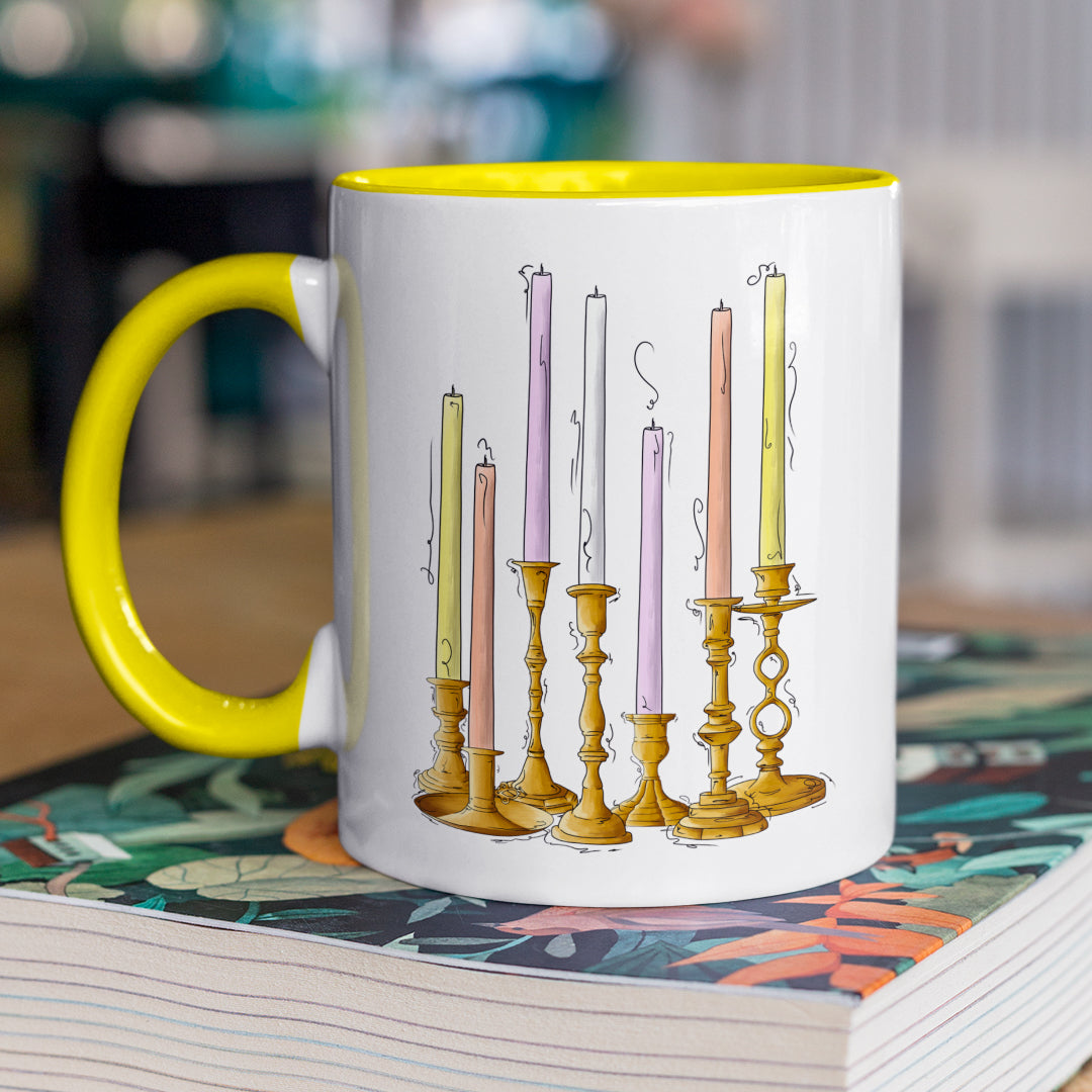 Pangender Pride Flag Candlesticks - Mug