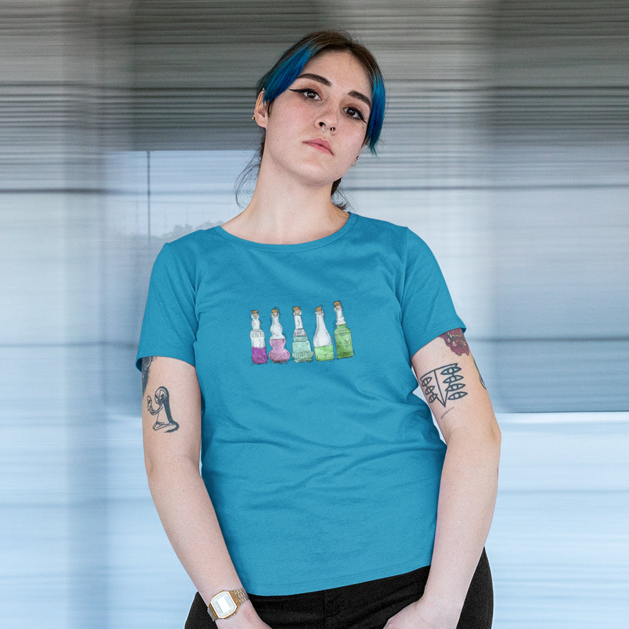 Toric Pride Flag Potion Bottles - Unisex T-Shirt