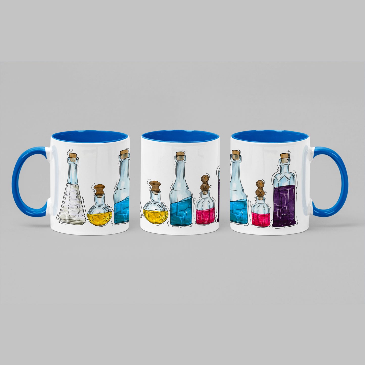 Polyamorous Pride Flag Potion Bottles - Mug