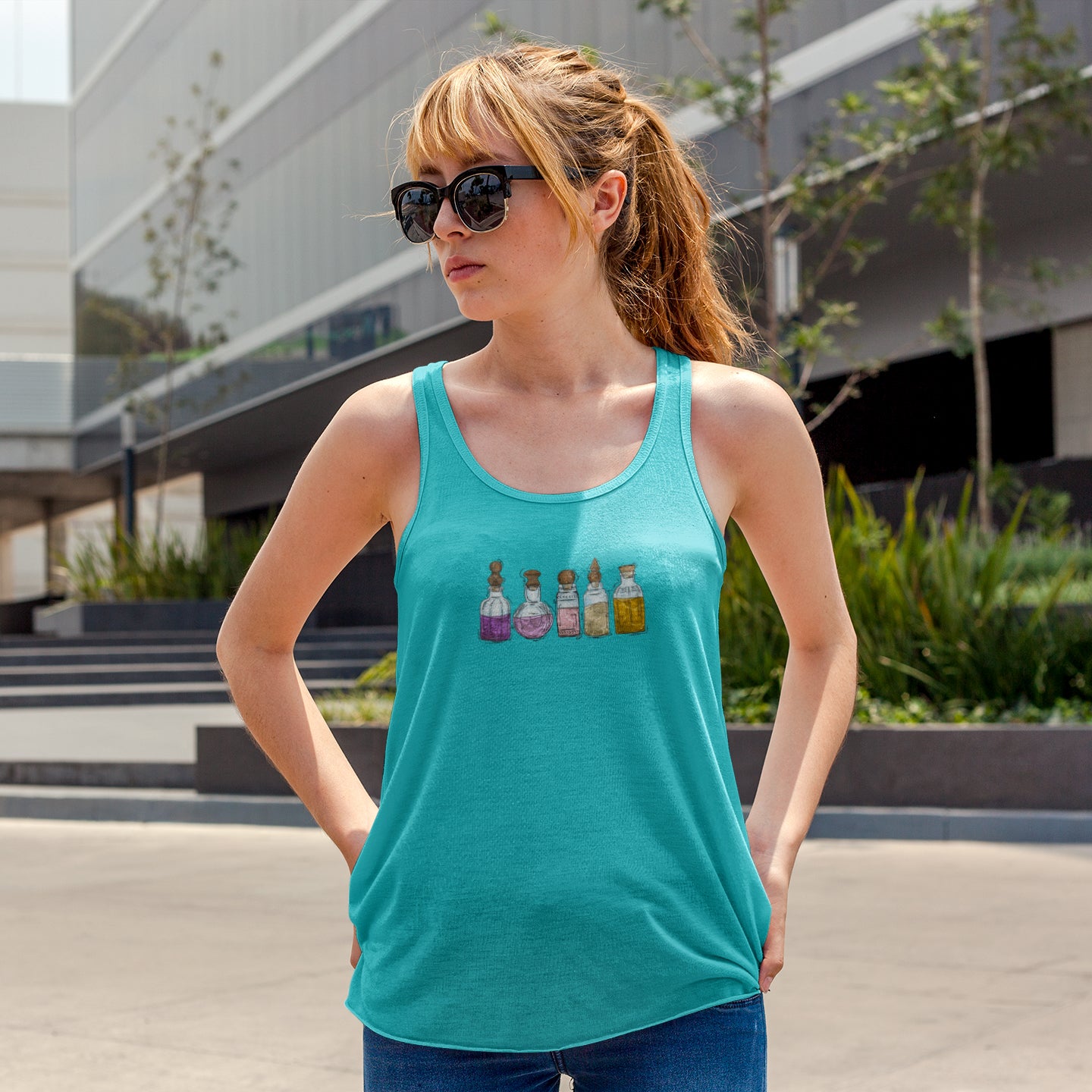 Trixic Pride Potion Bottles - Womens Tank Top