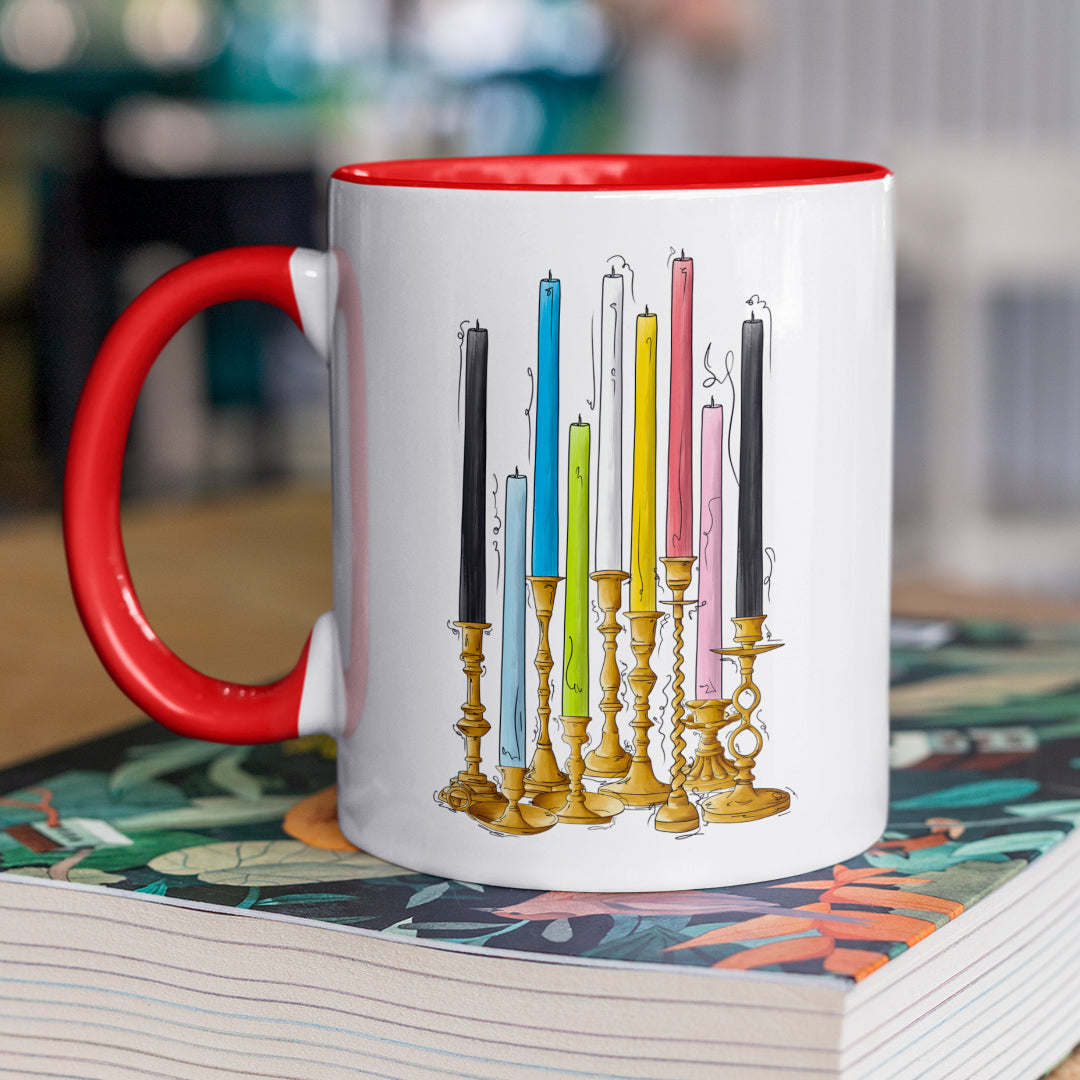 Queer Pride Flag Candlesticks - Mug