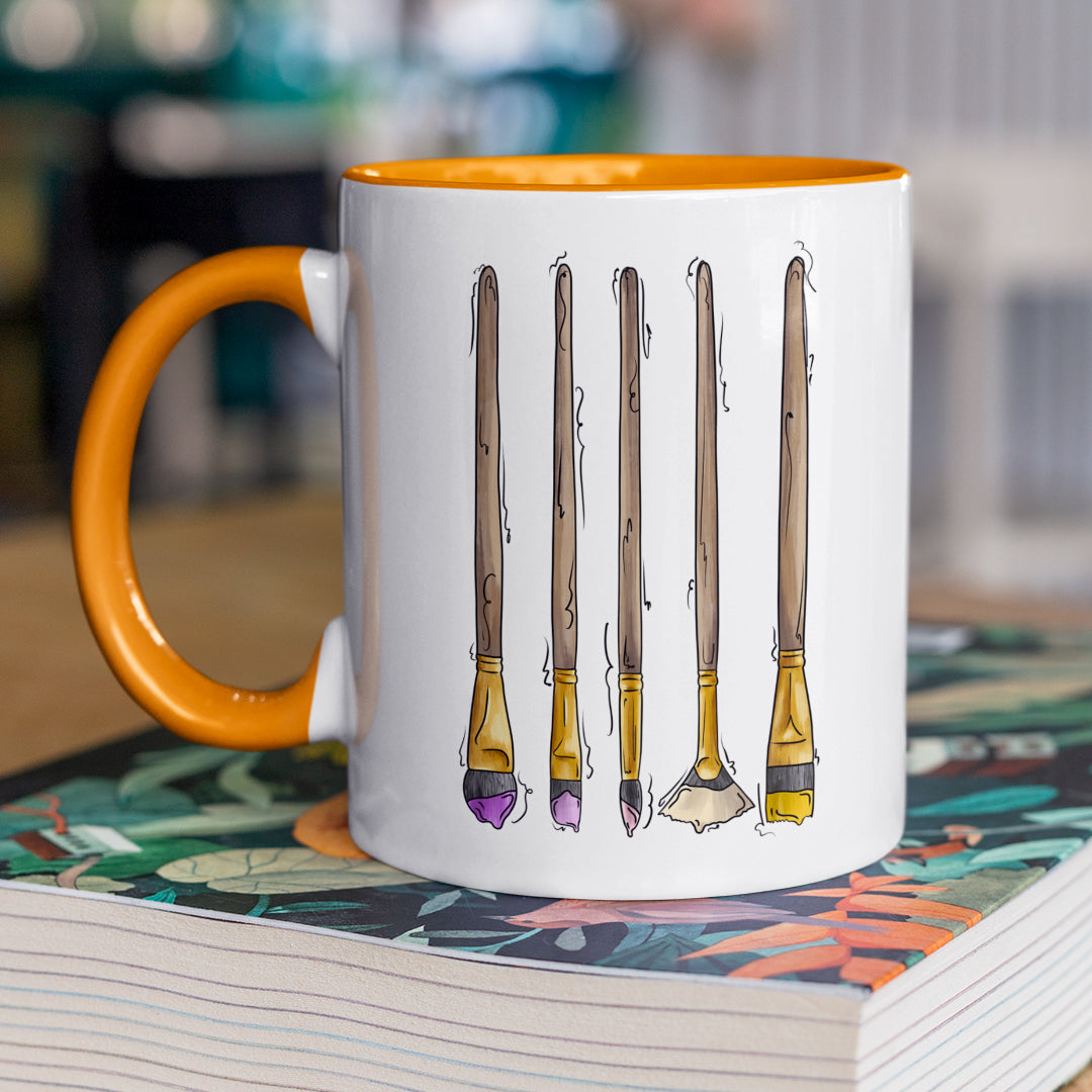 Trixic Pride Flag Paint Brushes - Mug