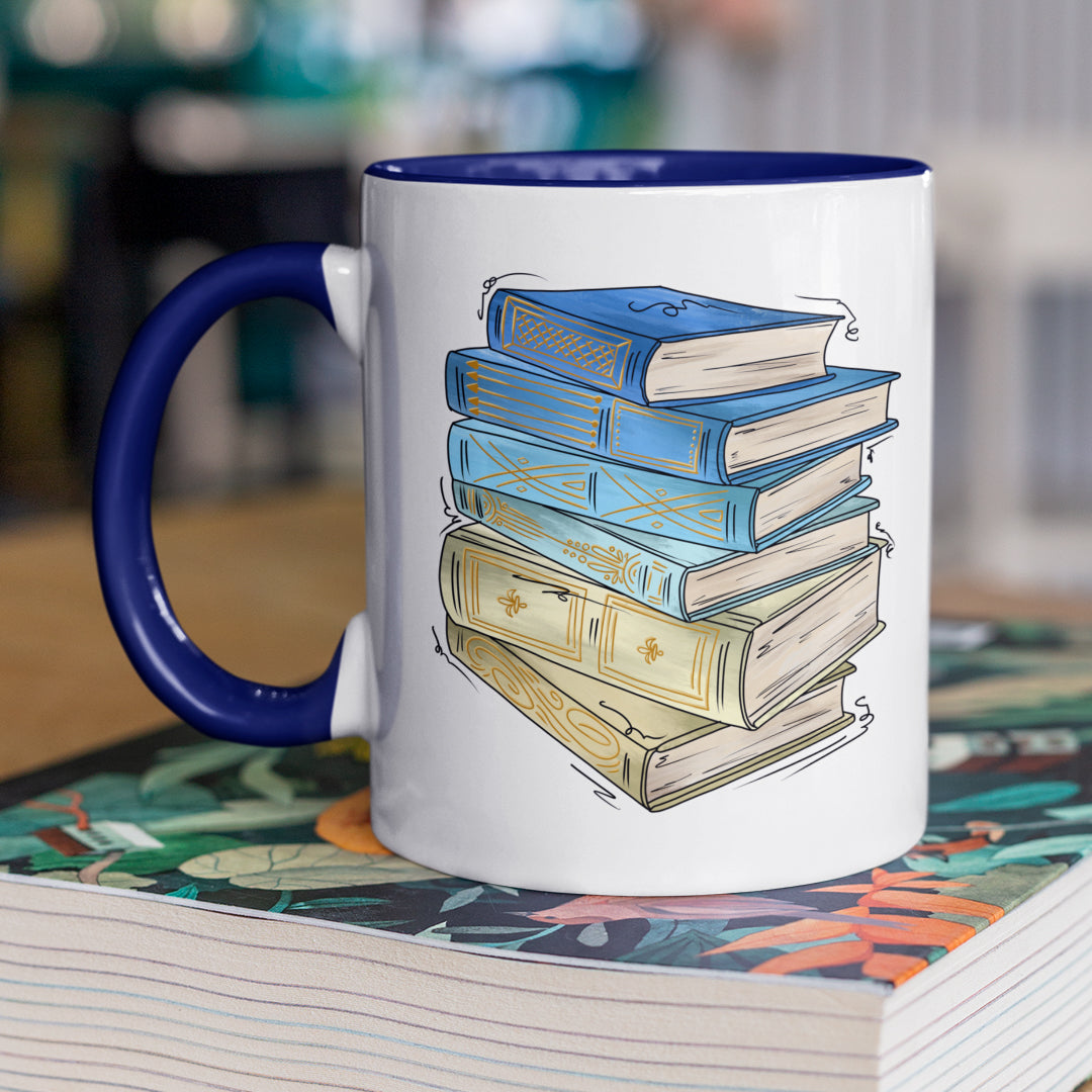 Uranic Pride Flag Old Books - Mug