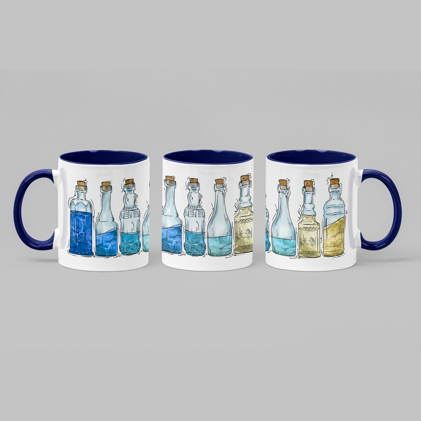 Uranic Pride Flag Potion Bottles - Mug