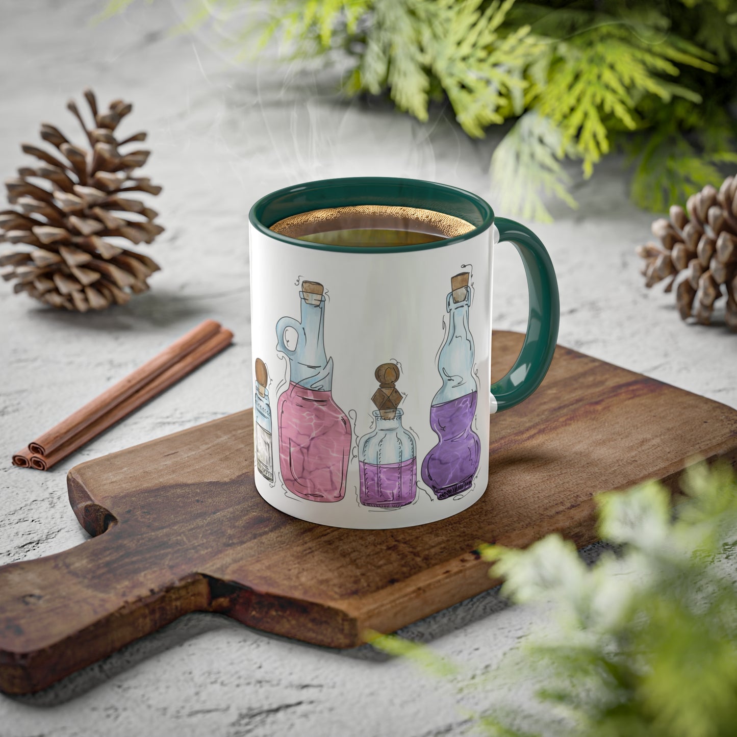 Genderfae Pride Flag Potion Bottles - Mug