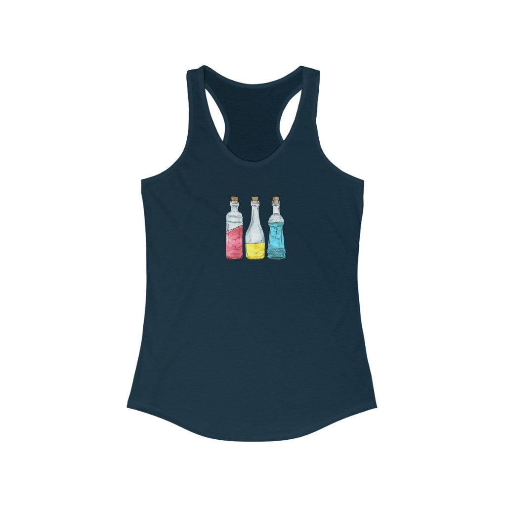 Pansexual Pride Potion Bottles - Womens Tank Top