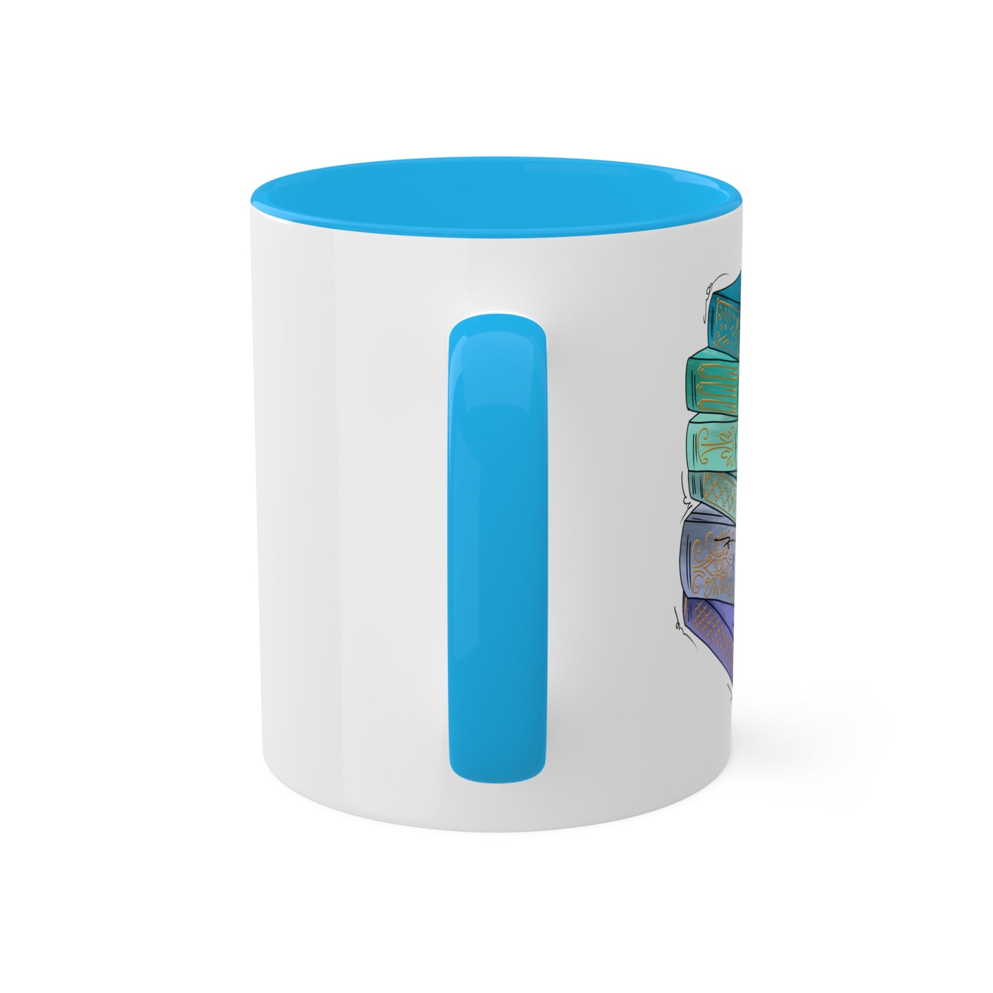Neptunic Pride Flag Old Books - Mug