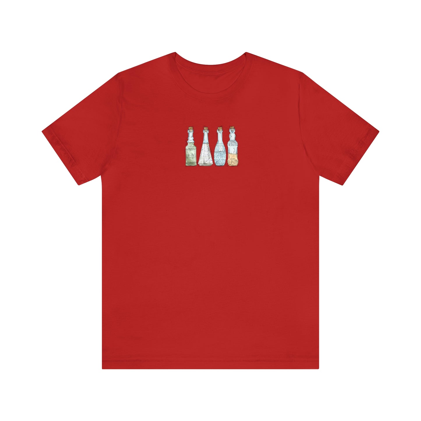 Unlabeled Pride Flag Potion Bottles - Unisex T-Shirt