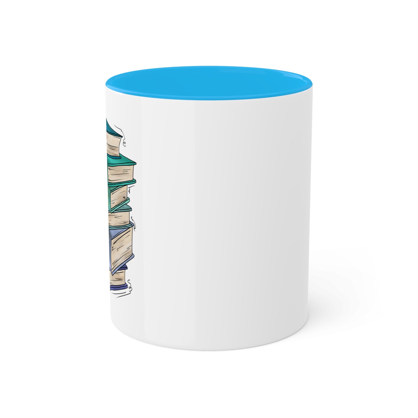 Neptunic Pride Flag Old Books - Mug