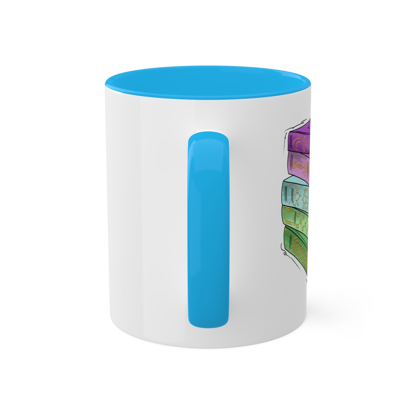 Toric Pride Flag Old Books - Mug