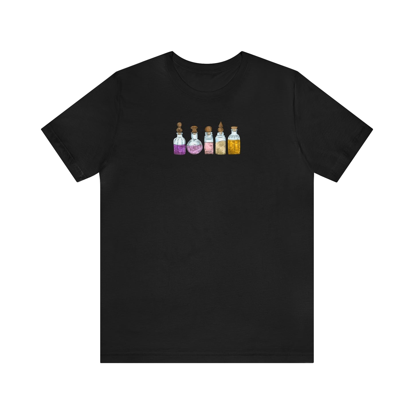 Trixic Pride Flag Potion Bottles - Unisex T-Shirt
