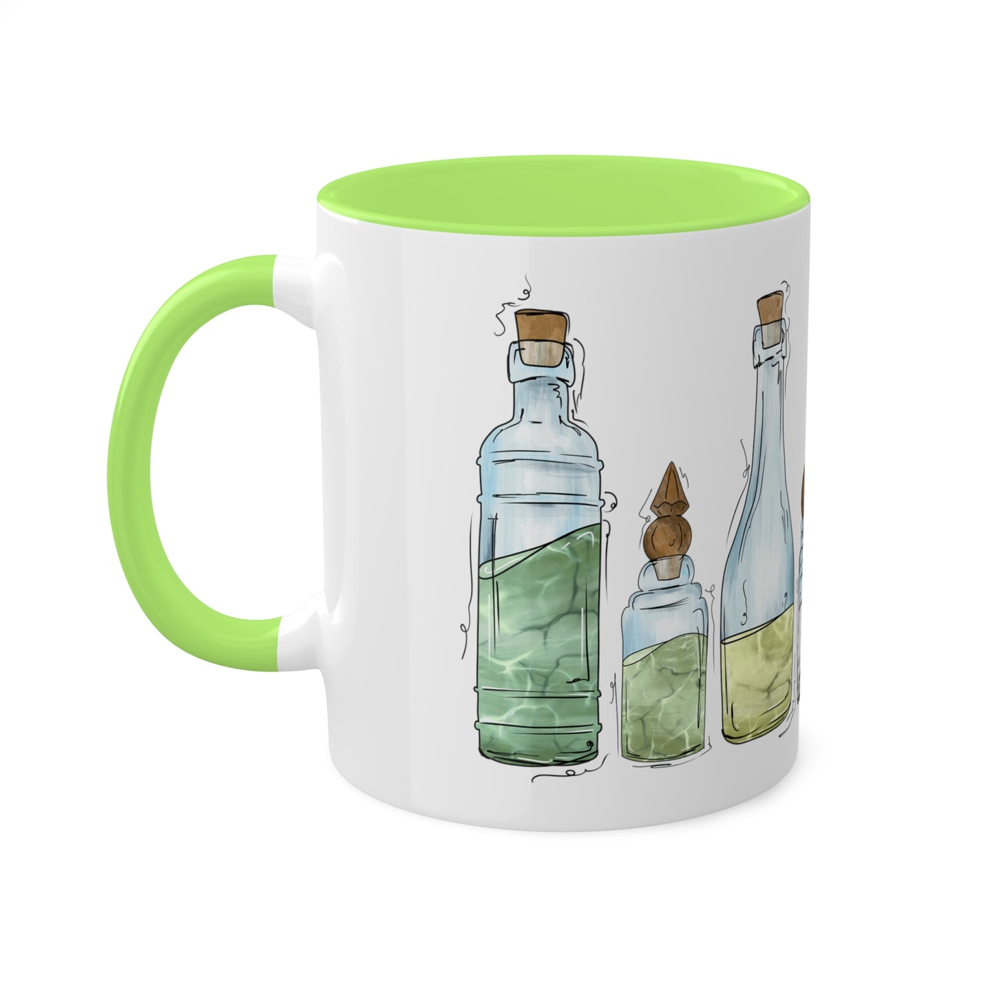 Genderfae Pride Flag Potion Bottles - Mug