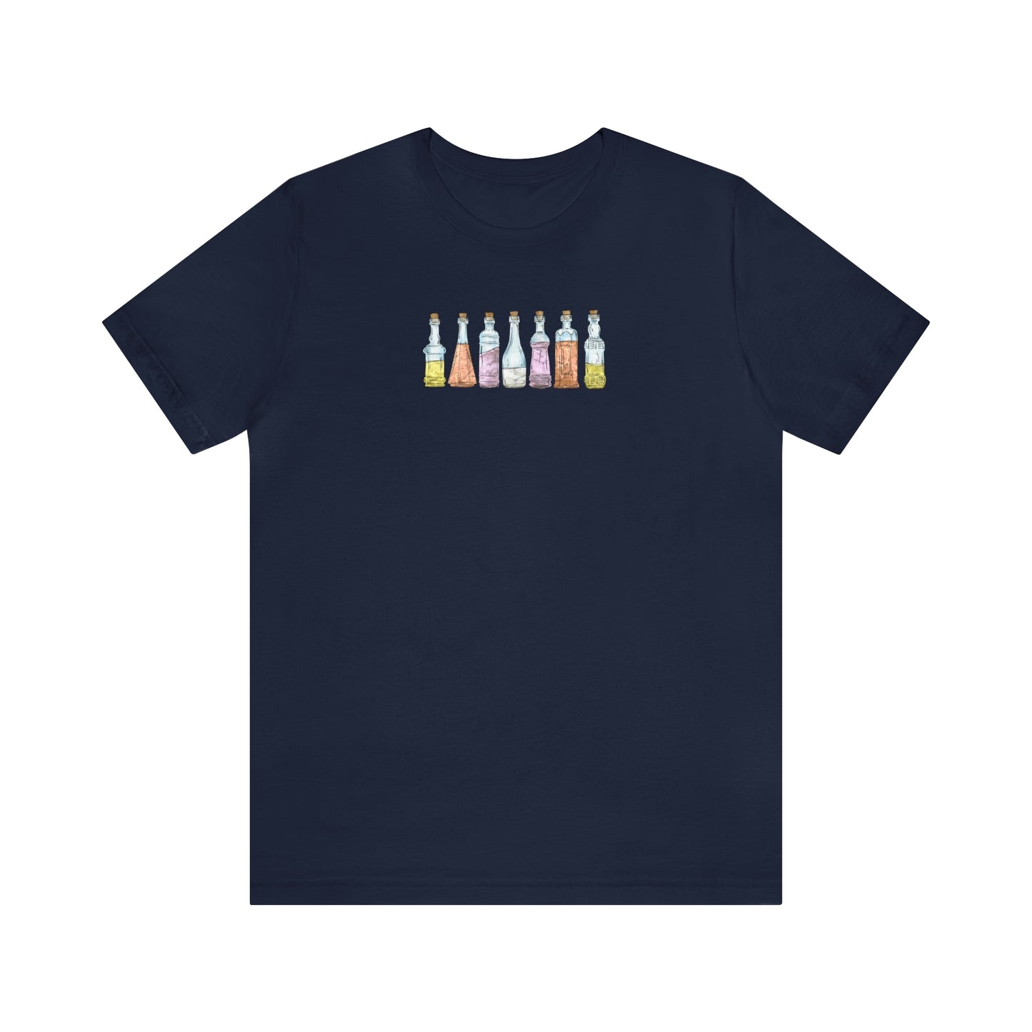 Pangender Pride Flag Potion Bottles - Unisex T-Shirt