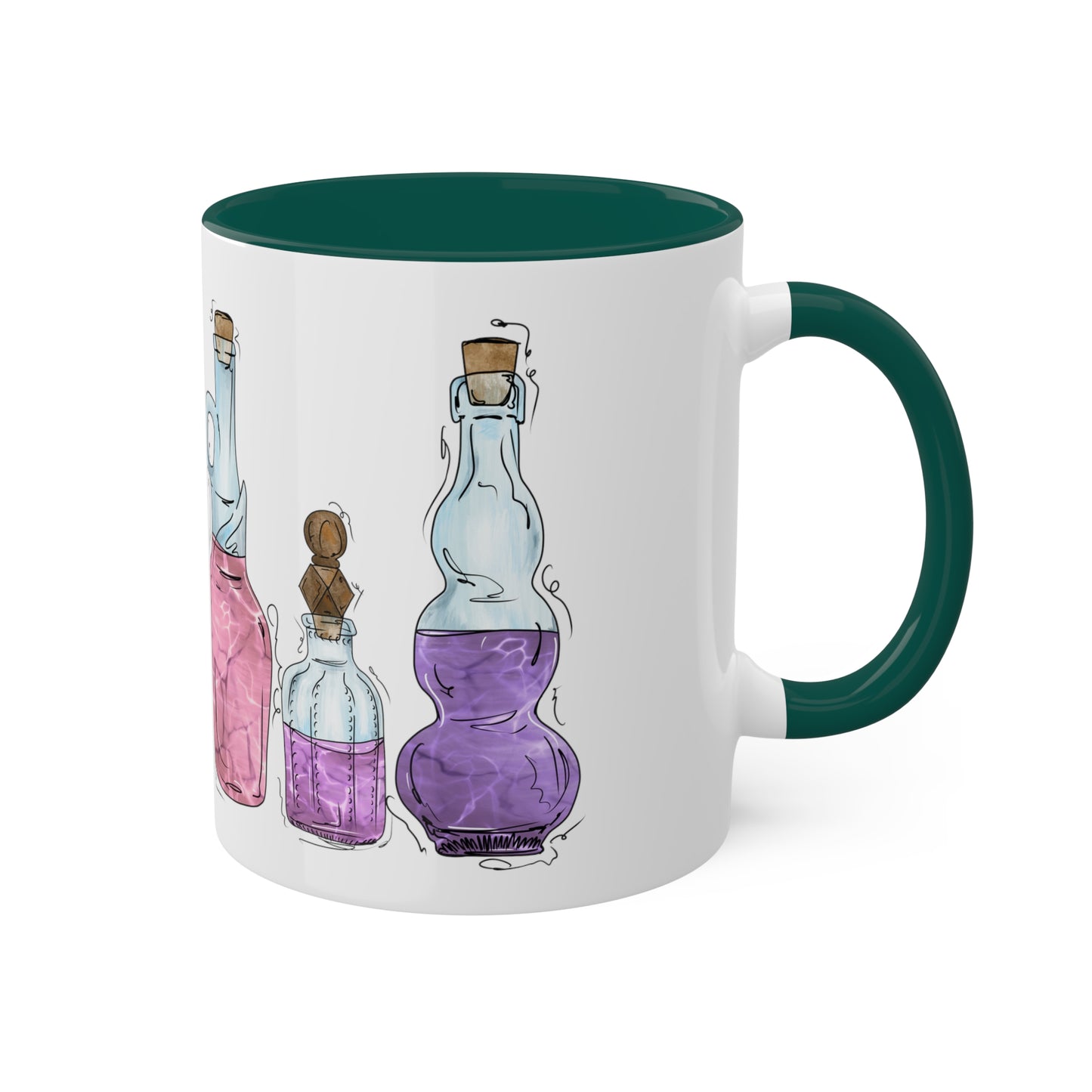 Genderfae Pride Flag Potion Bottles - Mug