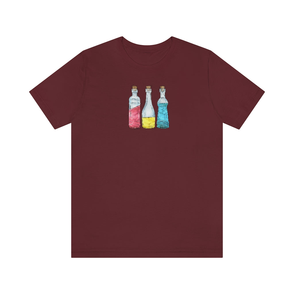 Pansexual Pride Potion Bottles - Unisex T-Shirt