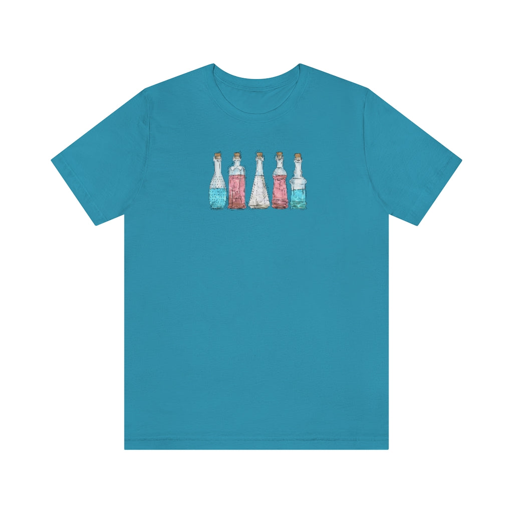 Transgender Pride Potion Bottles - Unisex T-Shirt