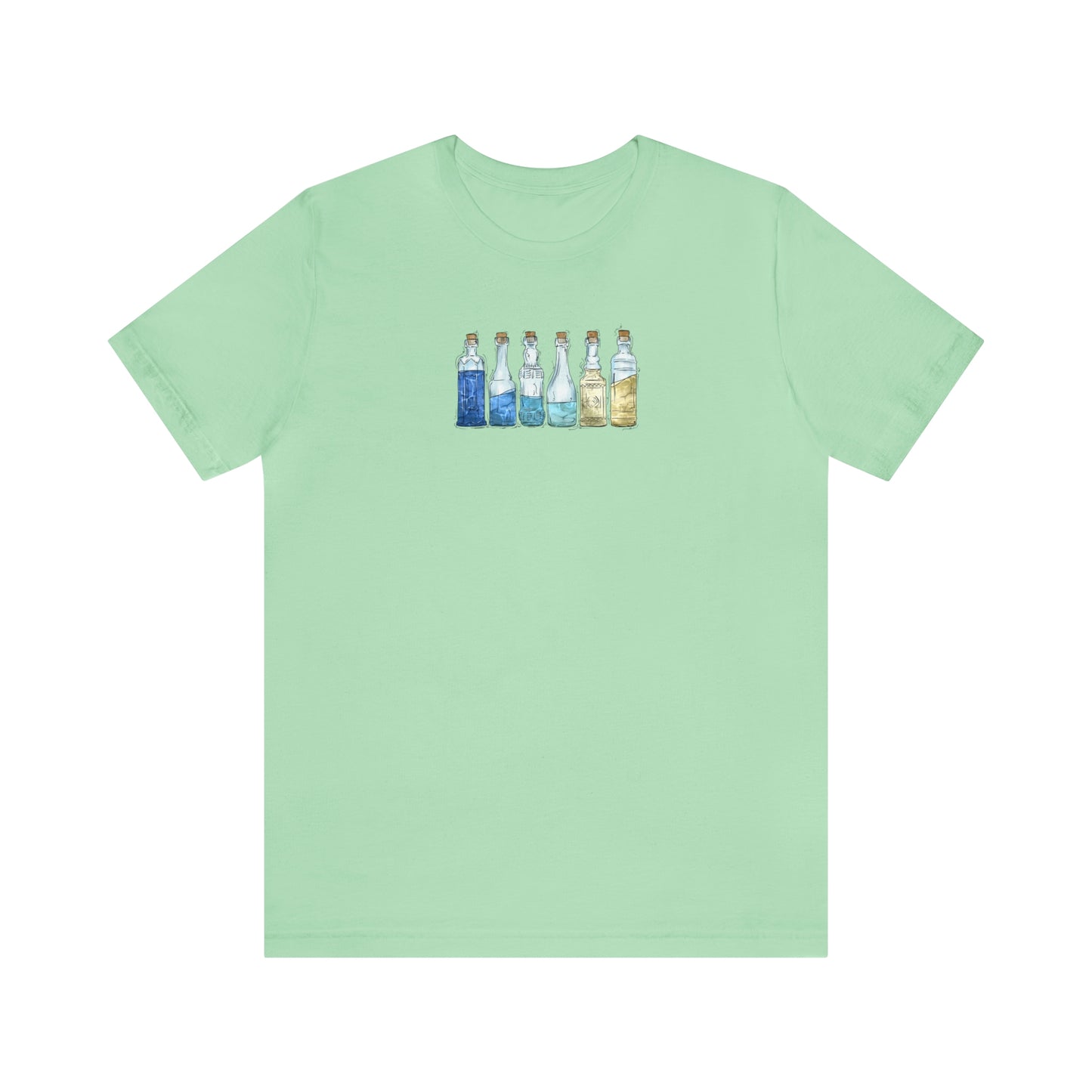 Uranic Pride Flag Potion Bottles - Unisex T-Shirt